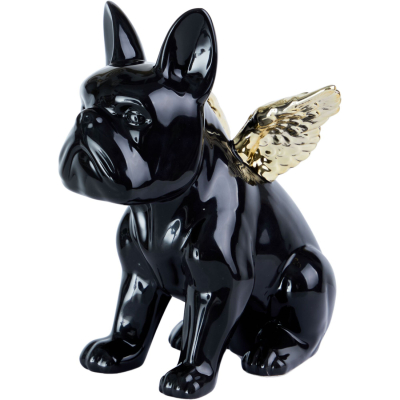 Изображение товара Фигурка Glasar Летающий бульдог черный 19х17х22 см Изображение товара Фигурка Glasar Летающий бульдог черный 19х17х22 см