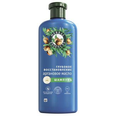 Изображение товара Шампунь для волос Herbal Essences с аргановым маслом, для глубокого восстановления 350 мл