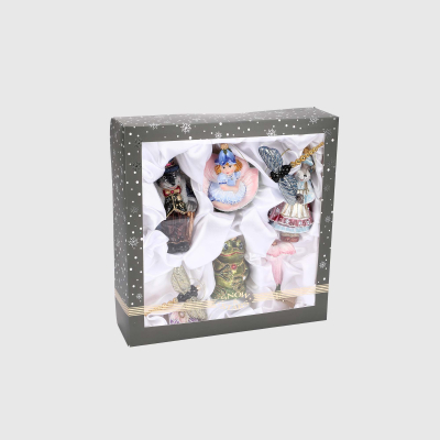 Изображение товара Набор ёлочных игрушек Snow and Stars Дюймовочка 6 шт в подарочной упаковке