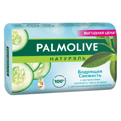 Изображение товара Твердое мыло Palmolive Натурэль с экстрактом чая и огурца 150 г