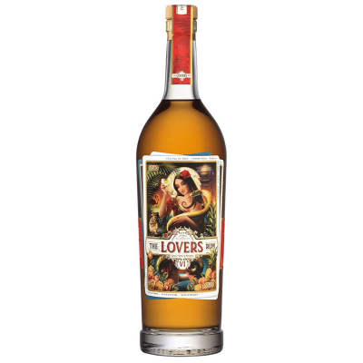 Изображение товара Ром The Lovers 43% - золотисто-янтарный ром в стеклянной бутылке