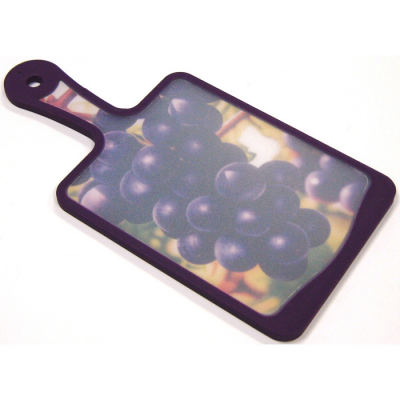 Изображение товара Доска разделочная Atlantis Flutto 35х18 см виноград антибактериальный пластик