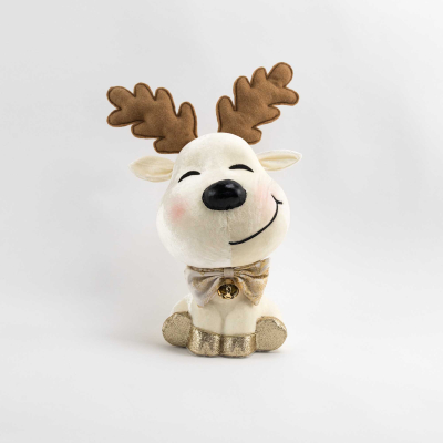 Изображение товара Фигура декоративная James arts улыбающийся олень 43х21х37 см