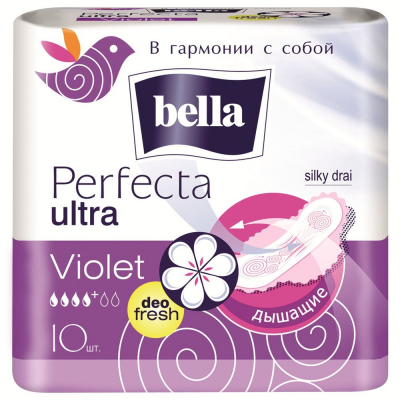 Изображение товара Прокладки Bella violet deo fresh супертонкие 10 шт гигиенические средства