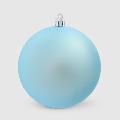 Изображение товара Синий новогодний шар Linhai jinnuo 10 см елочные игрушки