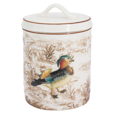 Изображение товара Банка для сыпучих продуктов Imari Охота 10, 5 см - керамическая, подарочная