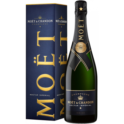 Изображение товара Шампанское Moet & Chandon Nectar Imperial 0, 75 л - изысканный французский деликатес Изображение товара Шампанское Moet & Chandon Nectar Imperial 0, 75 л - изысканный французский деликатес