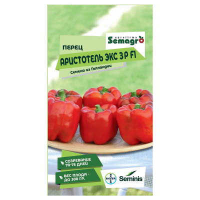 Изображение товара Семена Seminis перец аристотель экс 3 р f1