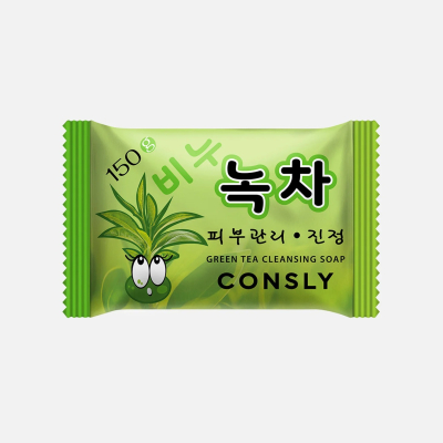 Изображение товара Мыло Consly смягчающее с экстрактом зеленого чая 150 г для лица и тела