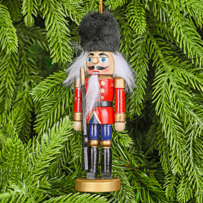 Изображение товара Декоративное украшение для ёлки Yiwu E-commerce Щелкунчик 13х4 см в ассортименте