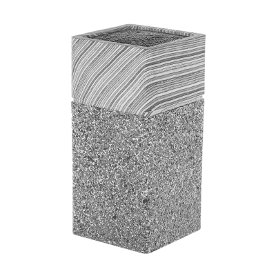 Изображение товара Подставка для ножей Fissman 11х11х23см графит пластик для кухни