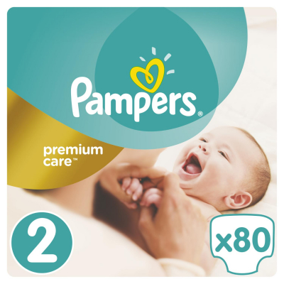 Изображение товара Подгузники Pampers Premium Mini 3-6 кг 80 шт высокого качества для малышей