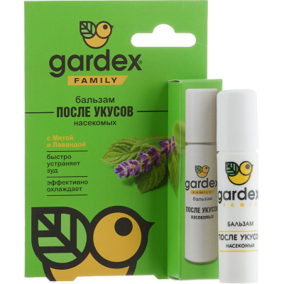 Изображение товара Бальзам Gardex Family 7 мл для кожи после укусов насекомых и ожогов Изображение товара Бальзам Gardex Family 7 мл для кожи после укусов насекомых и ожогов