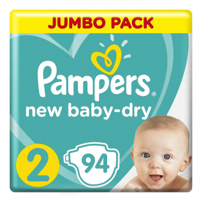 Изображение товара Подгузники Pampers New Baby 3-6 кг. 94 шт.