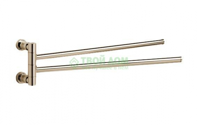 Изображение товара Держатель для полотенец Windisch Cylinder Ribbed Полотенцедержатель 2-ой повор бронза (85341OV)