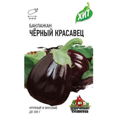 Изображение товара Баклажан Гавриш Черный красавец 0,1 г ХИТ х3 Изображение товара Баклажан Гавриш Черный красавец 0,1 г ХИТ х3