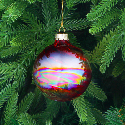 Изображение товара Игрушка ёлочная Yancheng Шар разноцветный 8 см