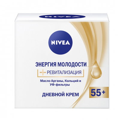 Изображение товара Антивозрастной крем Nivea Энергия Молодости 55+ Дневной 50мл Изображение товара Антивозрастной крем Nivea Энергия Молодости 55+ Дневной 50мл