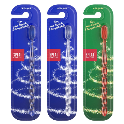 Изображение товара Зубная щетка Splat Special Белоснежная улыбка средняя Изображение товара Зубная щетка Splat Special Белоснежная улыбка средняя