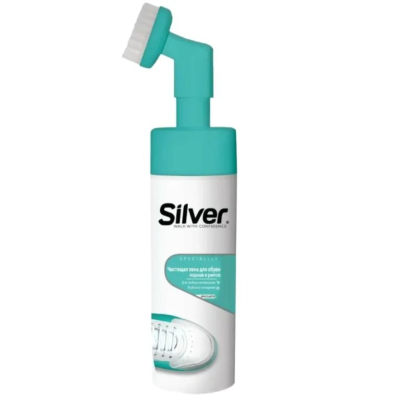Изображение товара Пена Silver для чистки белой обуви 150 мл - эффективное средство для обуви