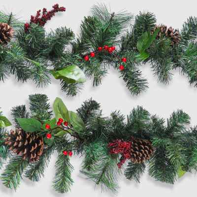 Изображение товара Гирлянда Golden Art GD1430-038R новогодний декор Зеленая и красная