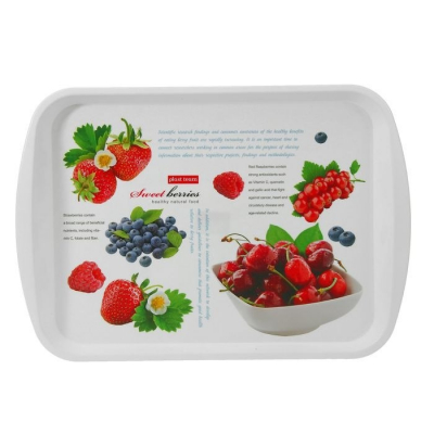 Изображение товара Поднос Plast Team Berry прямоугольный 435 × 305 мм