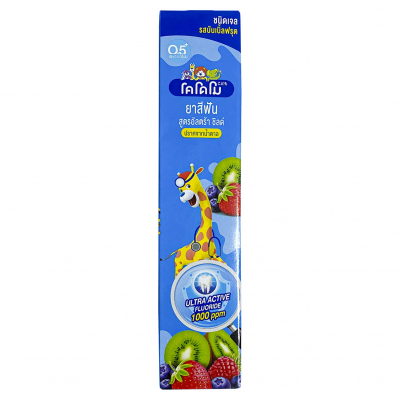 Изображение товара Детская гелевая зубная паста Lion Kodomo с мультифруктовым вкусом 40 г