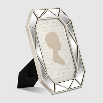 Изображение товара Зеркальная фоторамка Kimberley серебристая 17,5x22,5 см для одной фотографии