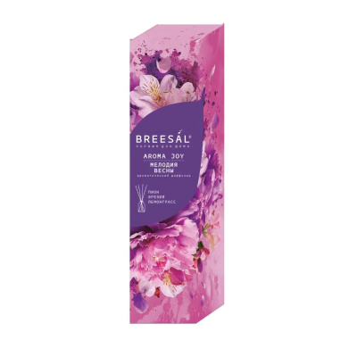 Изображение товара Ароматический диффузор Breesal aroma joy мелодия весны 50 мл Изображение товара Ароматический диффузор Breesal aroma joy мелодия весны 50 мл