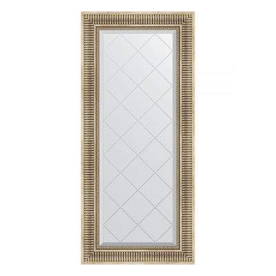 Изображение товара Зеркало с гравировкой в багетной раме Evoform серебряный акведук 93 мм 57x127 см 