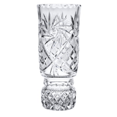 Изображение товара Ваза для цветов Неман хрусталь 1вел 1000/1 мельница белая прозрачная