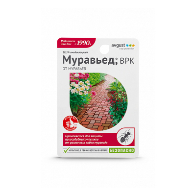 Изображение товара Инсектицид муравьед Август флакон 11 мл против муравьев и вредителей