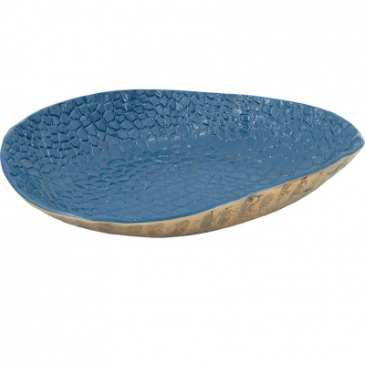 Изображение товара Блюдо Glasar синее 38х26х7 см