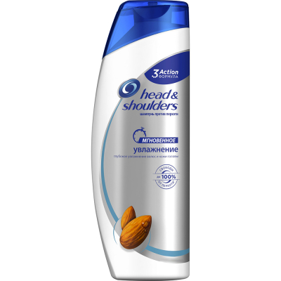 Изображение товара Шампунь Head & Shoulders Увлажняющий уход за кожей головы 0.4 л с миндальным маслом Изображение товара Шампунь Head & Shoulders Увлажняющий уход за кожей головы 0.4 л с миндальным маслом