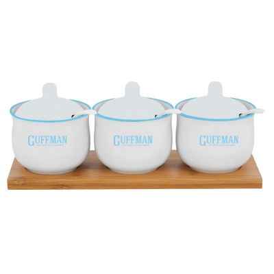 Изображение товара Набор из 3-х баночек Guffman белый 0,15 л