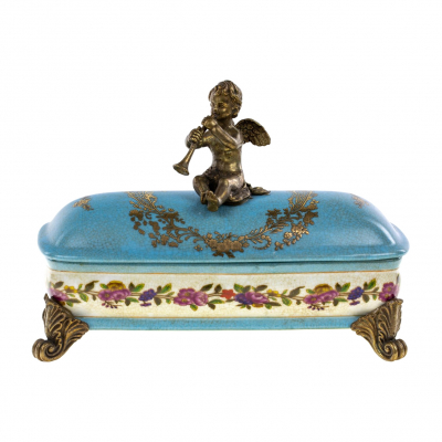 Изображение товара Шкатулка Glasar 22x10x16 см декоративное изделие под старину