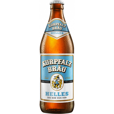 Изображение товара Пиво светлое Kurpfalz Welde Brau Helles фильтрованное, 0.5 л