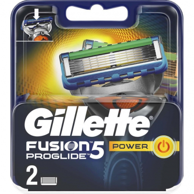 Изображение товара Кассеты для бритья Gillette Fusion ProGlide Power 2 шт, совместимые с станками Fusion Изображение товара Кассеты для бритья Gillette Fusion ProGlide Power 2 шт, совместимые с станками Fusion