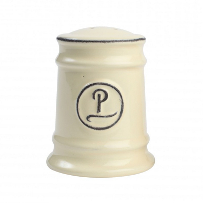 Изображение товара Перечница T&G Pride of Place Old Cream из керамики бежевая стильная и долговечная