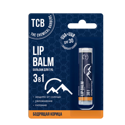 Изображение товара Бальзам для губ The Chemical Barbers 3 в 1 бодрящая корица SPF 30 5 г