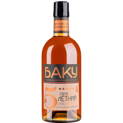 Изображение товара Коньяк "Баку" 5-летний, 0.5 л