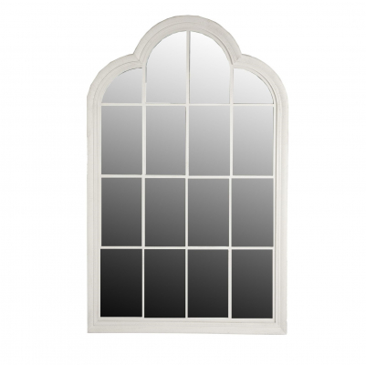 Изображение товара Настенное зеркало Glasar 140x88 см серое с багетом из дерева