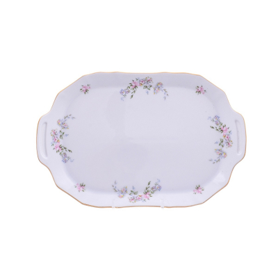 Изображение товара Поднос с ручками Bernadotte Дикая роза 23 см