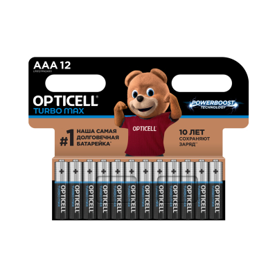 Изображение товара Батарейки Opticell Turbo Max AAA 12шт