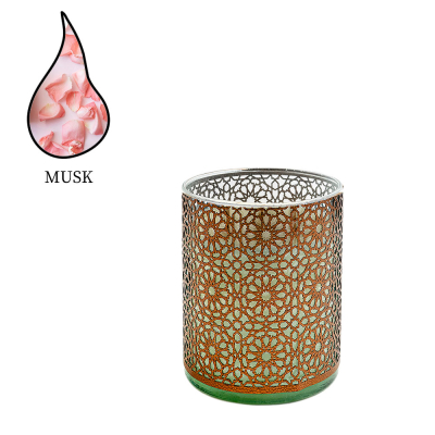 Изображение товара Аромасвеча Nour Bougie Mosaica Musc бронза 2400 г