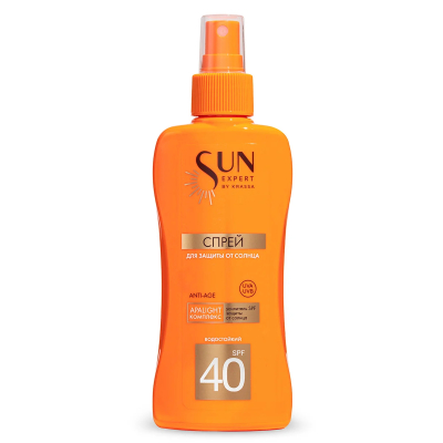 Изображение товара Спрей для защиты от солнца SPF 40, 180 мл от Апалайт Изображение товара Спрей для защиты от солнца SPF 40, 180 мл от Апалайт