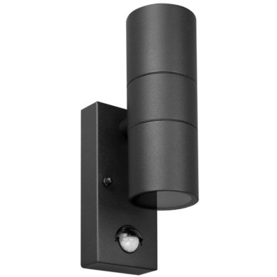 Изображение товара Уличный светильник Arte Lamp A3322AL-2BK с датчиками и защитой IP54 Изображение товара Уличный светильник Arte Lamp A3322AL-2BK с датчиками и защитой IP54
