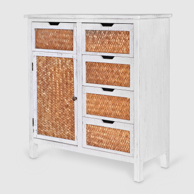 Изображение товара Комод Design 83x35x92 см ротанг/дерево