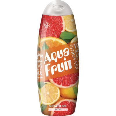 Изображение товара Гель для душа Aquafruit Active 420 мл натуральный цитрусовый аромат для всех типов кожи Изображение товара Гель для душа Aquafruit Active 420 мл натуральный цитрусовый аромат для всех типов кожи