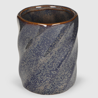 Изображение товара Стакан для зубных щеток Aspire sanitary из керамики с глазурью, синий